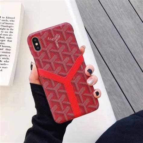 goyard red iphone case|iPhone 15 Goyard case.